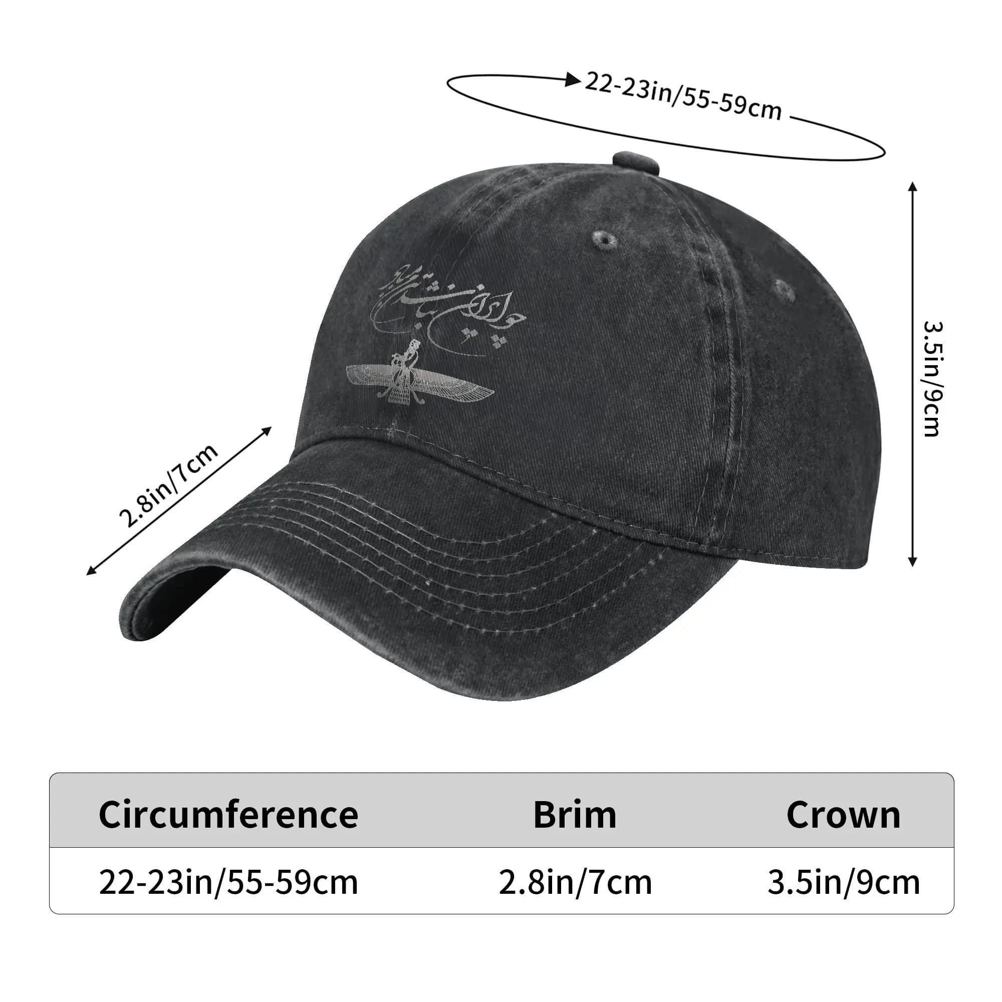 Casquette baseball Iran rétro pour pêche et camping été homme femme