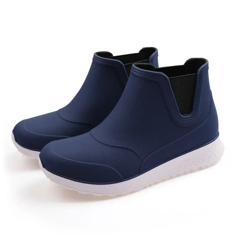 Bottes de pluie caoutchouc plateforme couple imperméables automne hiver pêche homme
