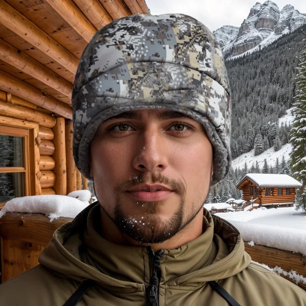 Chapeau camouflage hiver pêche chasse coupe-vent qualité premium