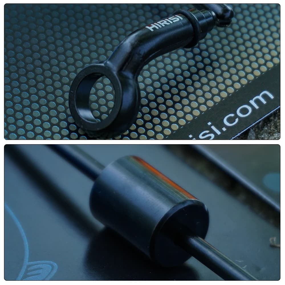 Swinger PTFE Hirisi B2035 avec clip de ligne pour alarmes de pêche à la carpe - Accessoires