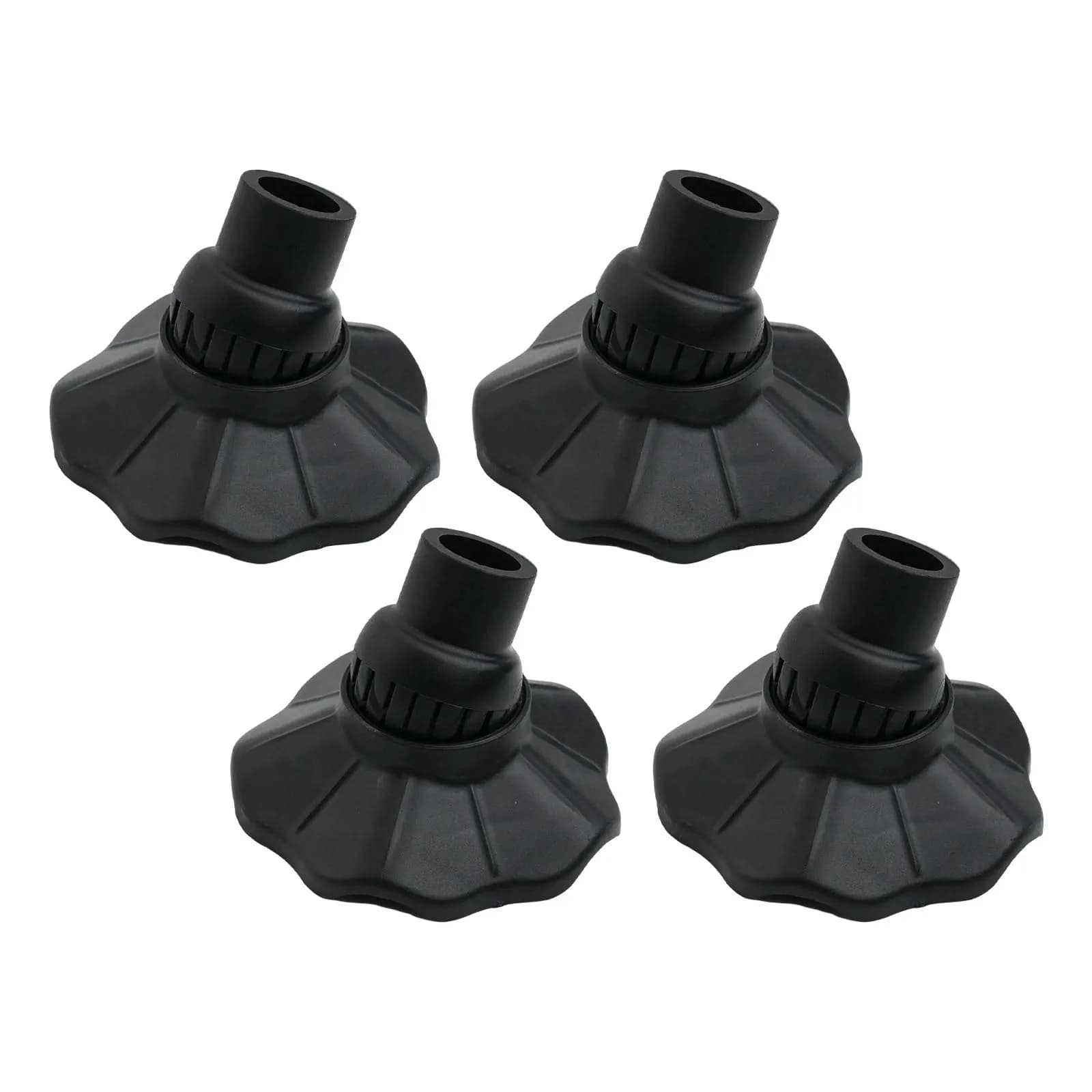 Pieds anti-dérapants pour chaise pliante camping - Lot de 4 protège-pieds stables pour terrains de pêche