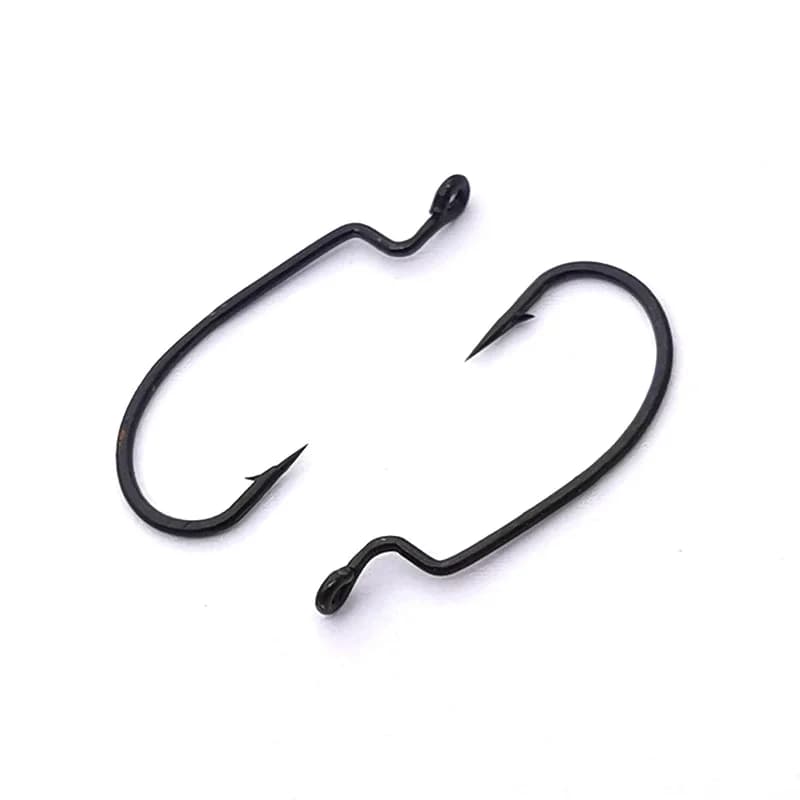 Hameçons pêche leurres 10 pièces OUTKIT acier carbone pour vers souples et rockfishing