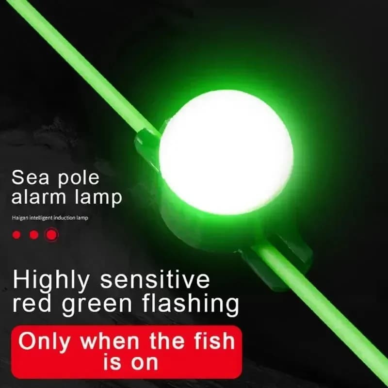 Alarme de touche nuit LED intelligente - Accessoire pêche avec rappel lumineux et indicateur nocturne