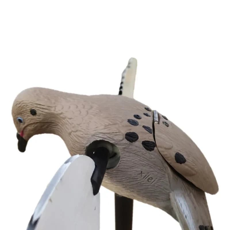 Pigeon leurre télécommandé avec ailes tournantes - Appât de chasse haute défense pour oiseaux