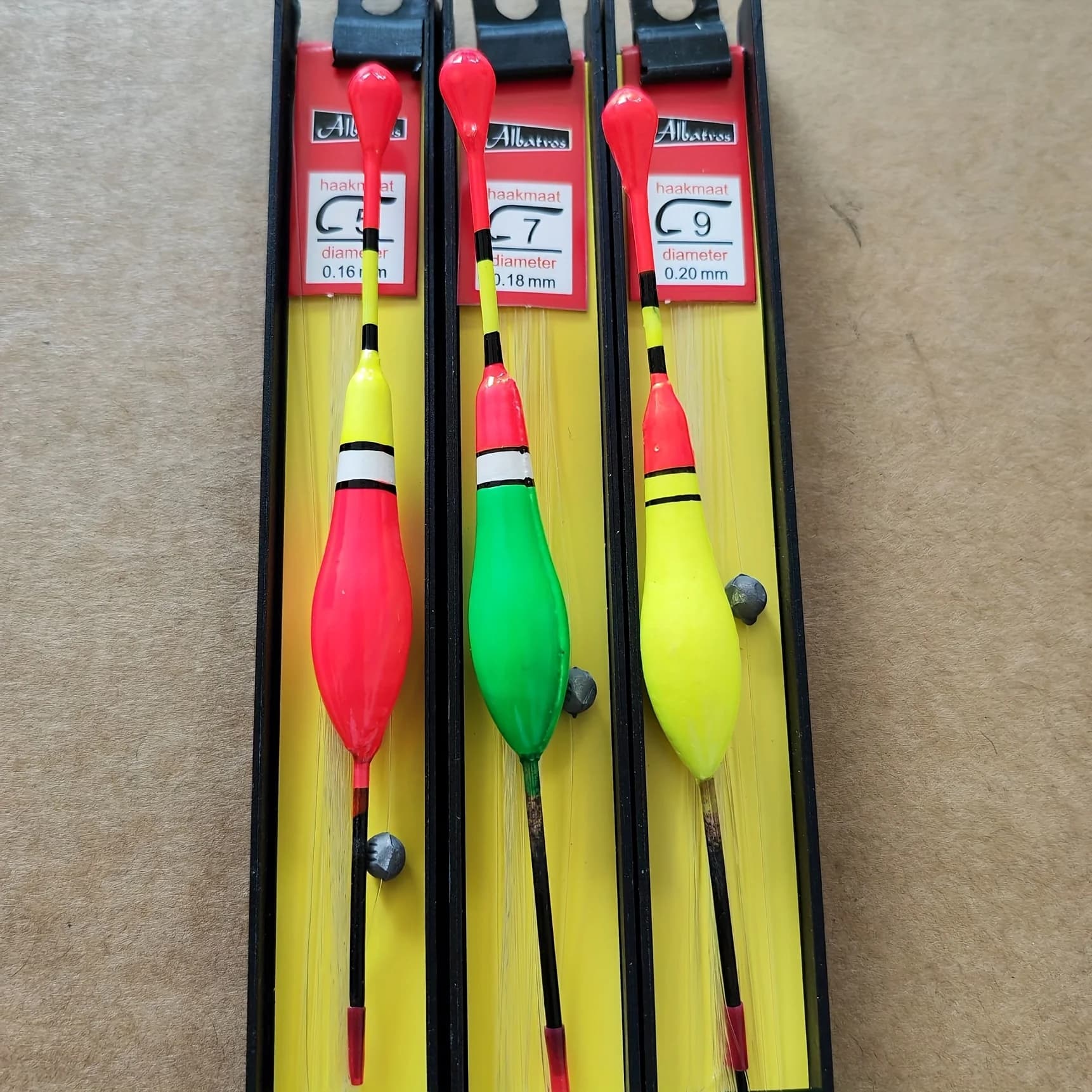 Kit de flotteurs pêche débutant 3 pièces pour eaux peu profondes avec bouchons droits et montage
