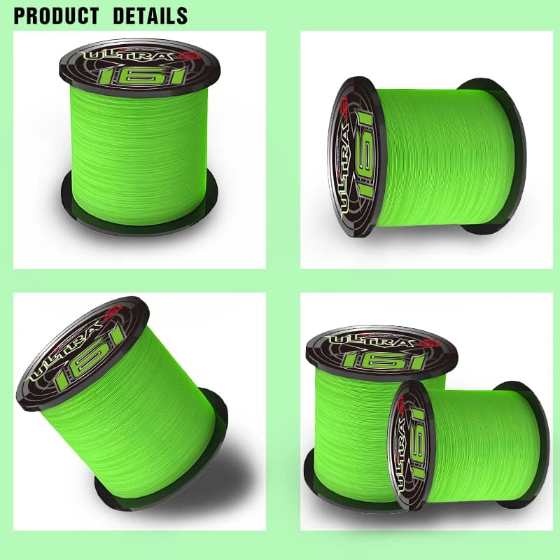 Ligne de pêche YGK Ultra X16 300m 500m multifilament PE résistante et durable