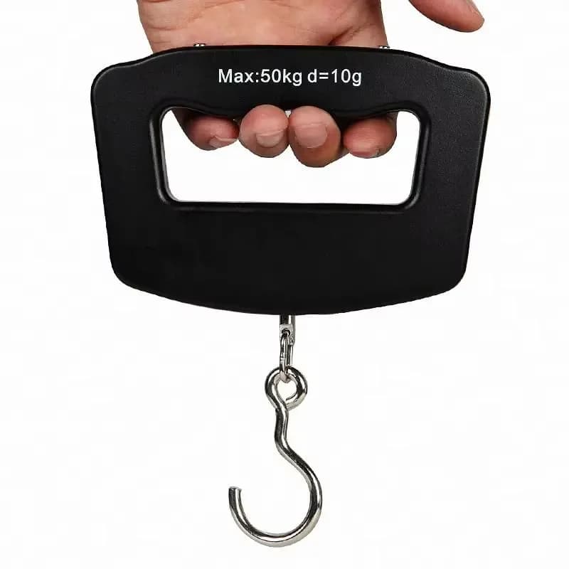 Balance portable main 50kg/10g pour pêche voyage - Échelle digitale crochet précision grammes livraison