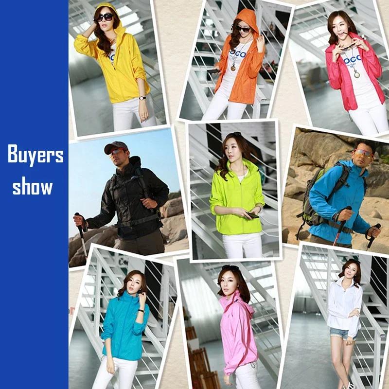 Veste de pluie unisexe pêche et camping - Protection UV et imperméable séchage rapide