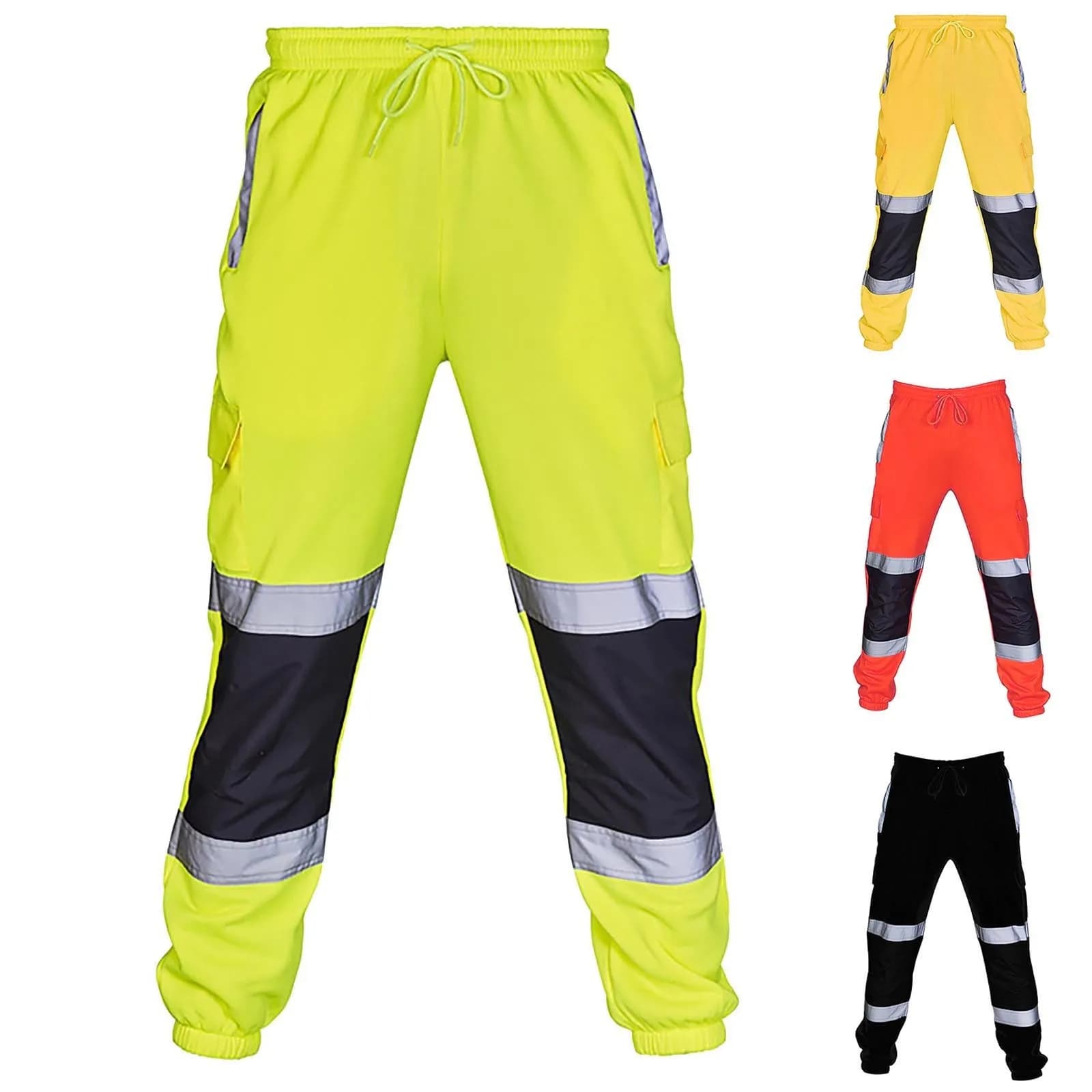 Pantalon pêche haute visibilité sécurité pour pêche routière et pêche en bord de route
