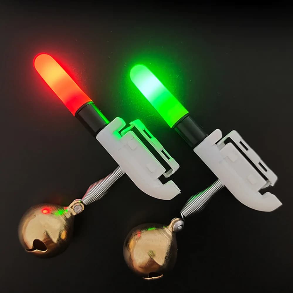Lampe de pêche LED CR425 avec bâton lumineux, flotteur et clochette, batterie lithium 3.6V rechargeable USB