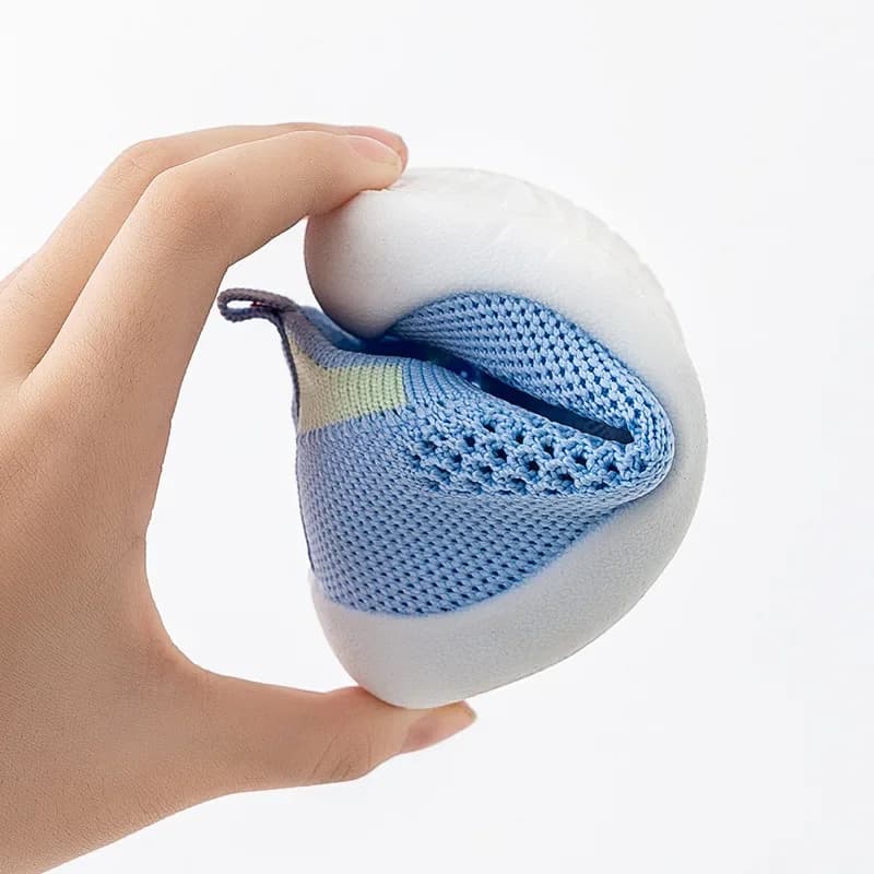 Chaussures bébé 0-3 ans maille tricot respirantes été anti-dérapantes pour initiation pêche