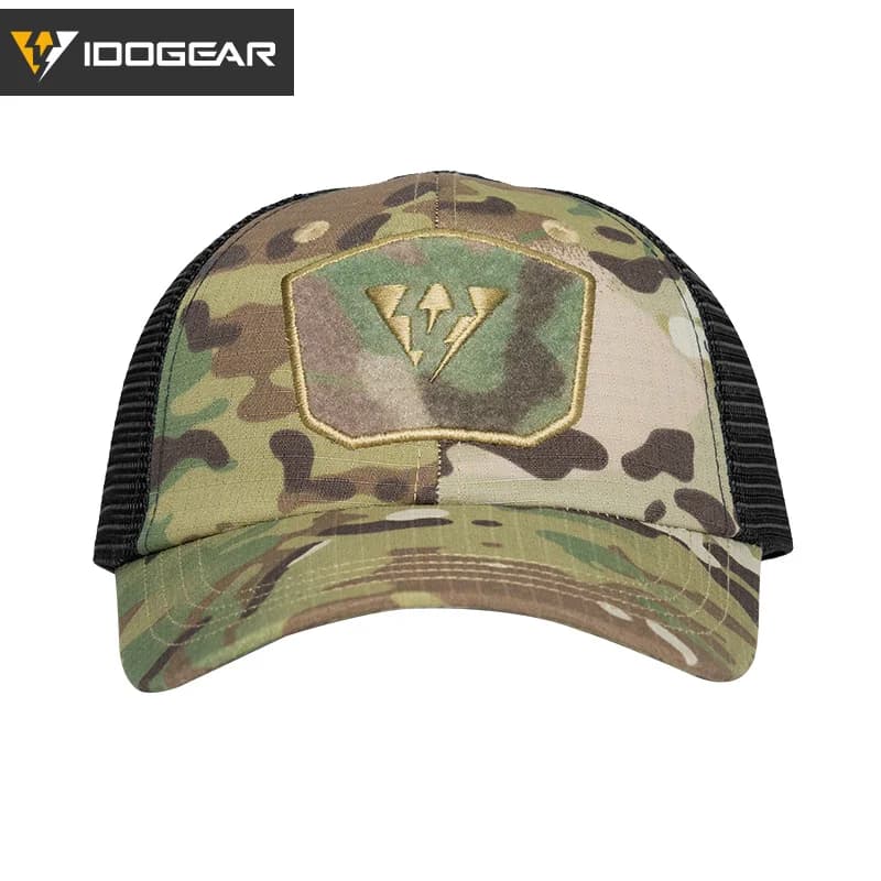 Casquette tactique IDOGEAR unisexe mesh été pour pêche randonnée