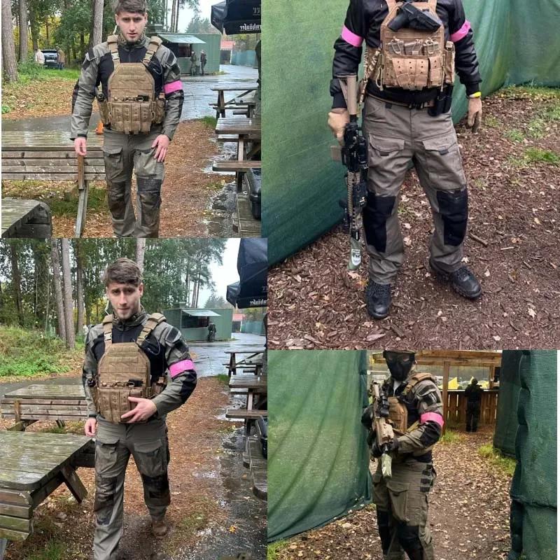 Combinaison militaire tactique homme pêche chasse - Uniforme résistant respirant camouflage durable