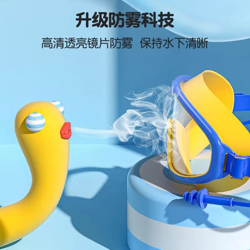 Lunettes de natation enfants anti-buée haute définition silicone adultes non-éblouissantes