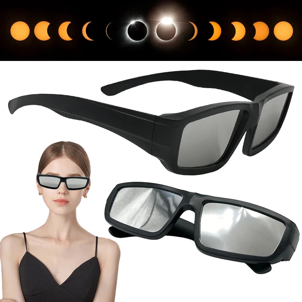Lunettes éclipse solaire pêche ISO certifiées protection yeux vision directe soleil pack 1-5