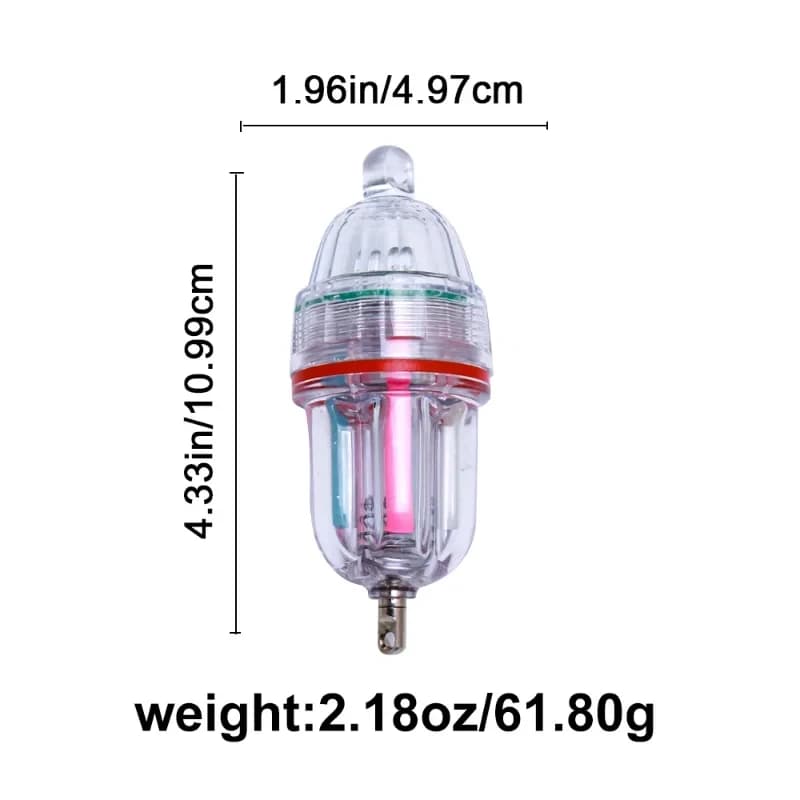 Lampe LED haute pression attrape-poissons pour pêche en mer avec flash lumineux sous-marin
