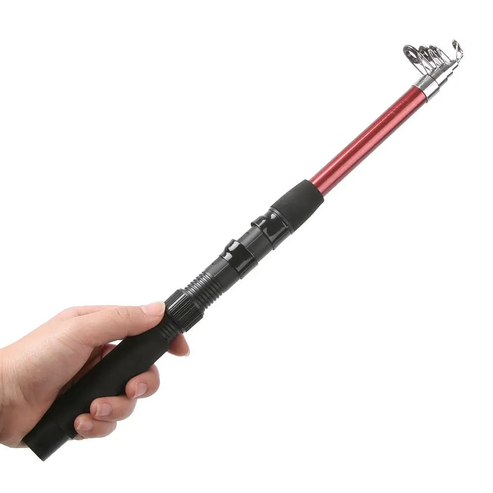 Canne mer télescopique fibre de verre 1.5-3.0m pour pêche côtière et outils - Robustesse et polyvalence