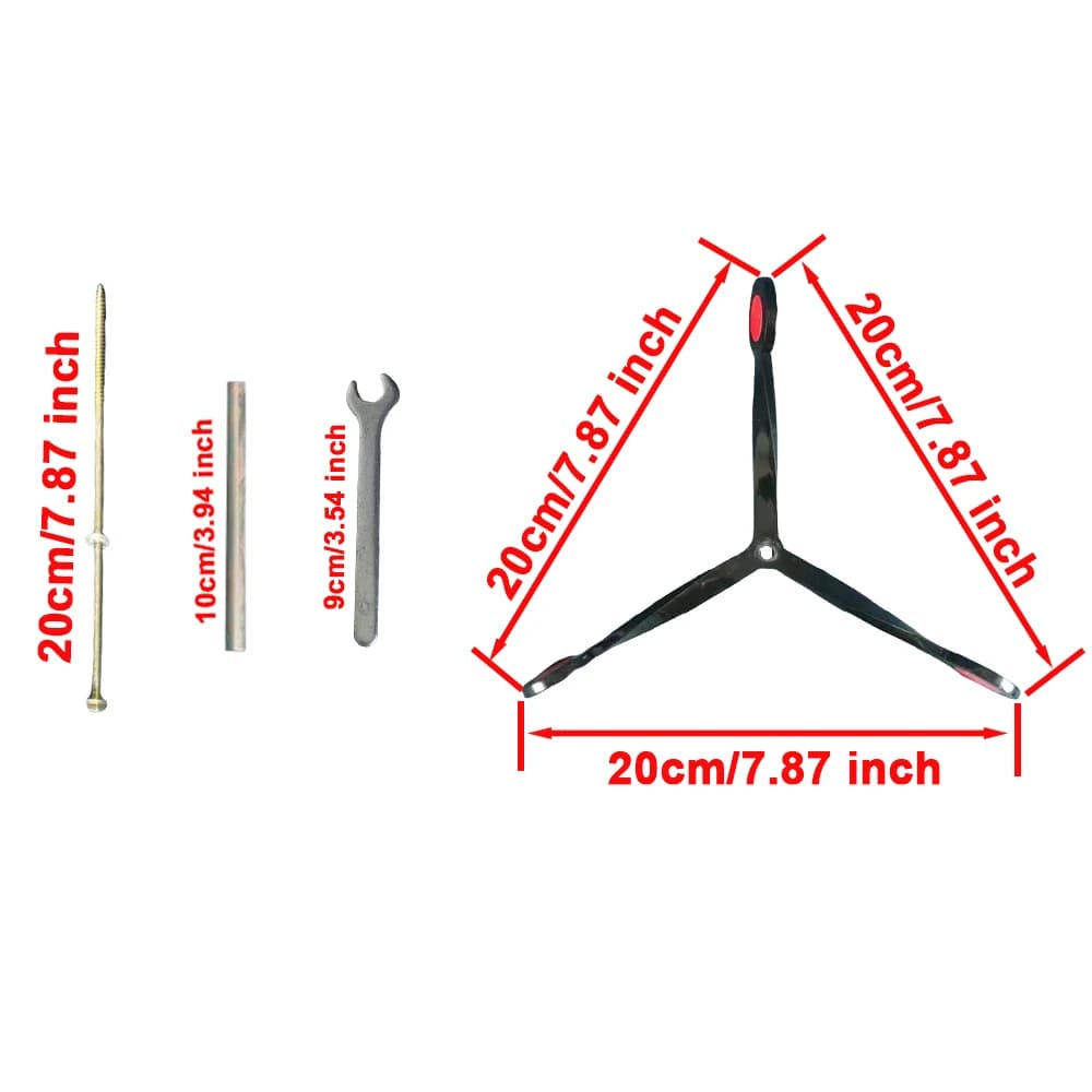 Cible moulinet 3 pales 3mm/5mm épaisseur - portable divertissement tir pratique