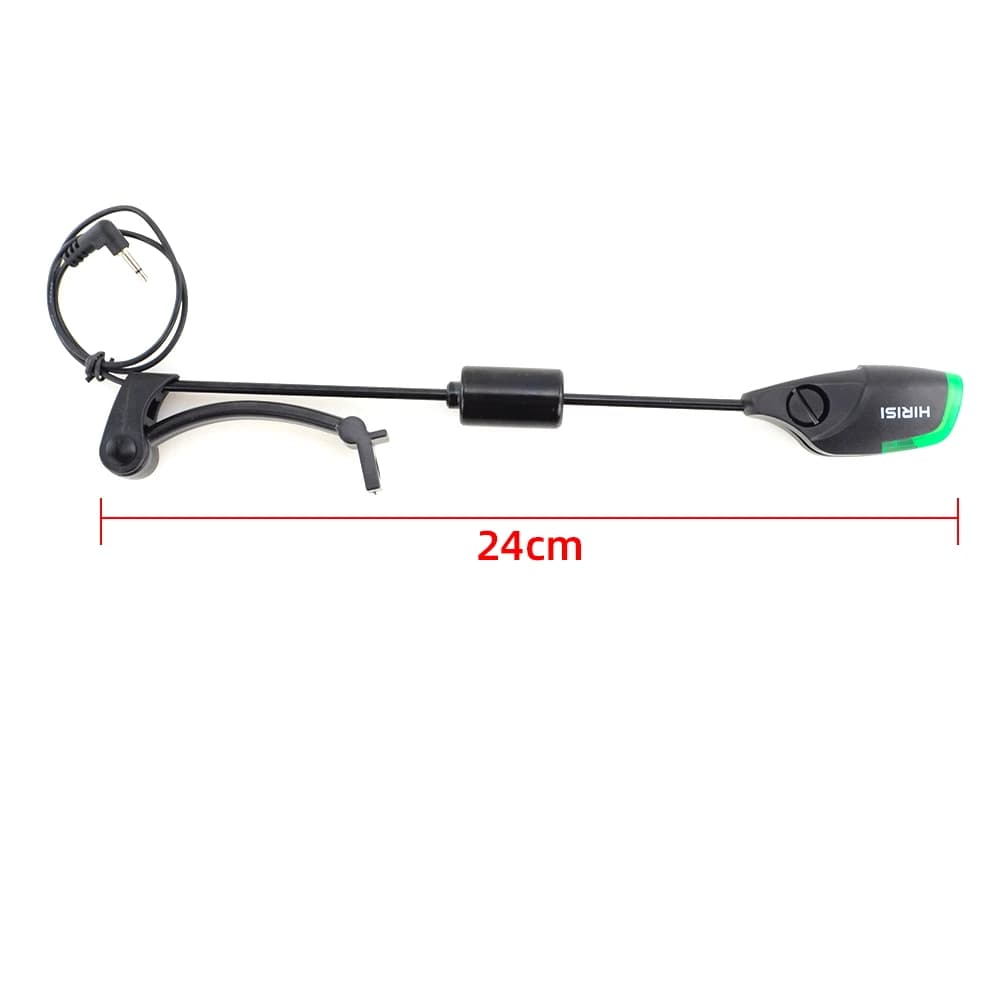 Hirisi B2011S indicateur de touche lumineux LED pour la pêche à la carpe avec 4 têtes plastique