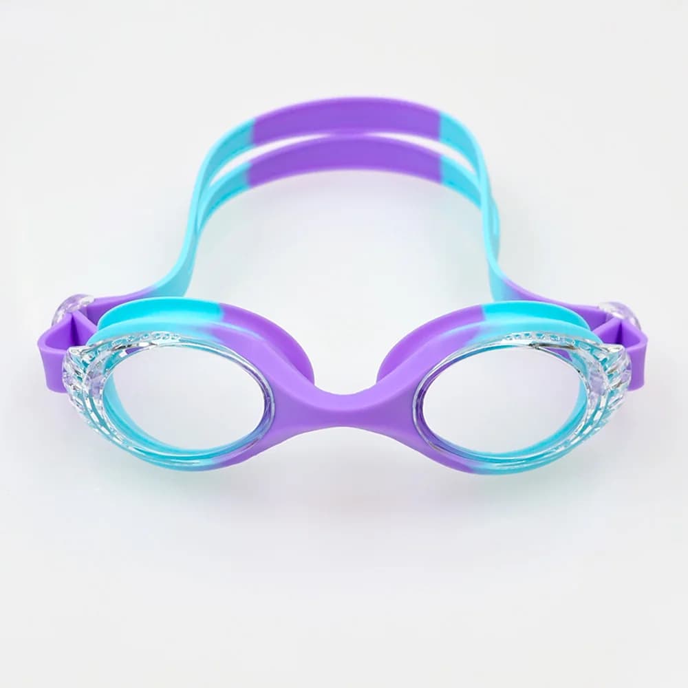 Lunettes de natation enfants anti-buée - Vision claire, sangle ajustable rapide, étanches pour piscine