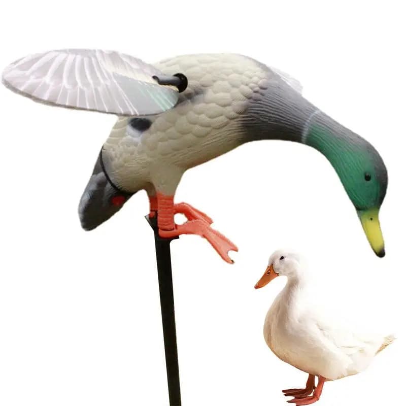 Leurres canards colverts à ailes tournantes avec télécommande - Motion powered pour chasse efficace