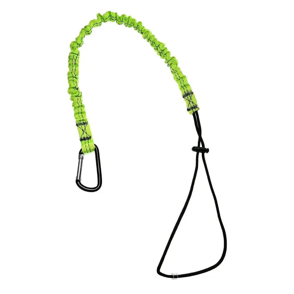 Laisse de sécurité avec mousqueton pour pagaie SUP kayak pêche - Corde enroulée pour canne à pêche