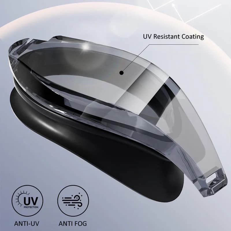 Lunettes de compétition petit cadre professionnelles - revêtement anti-buée et protection UV haute définition