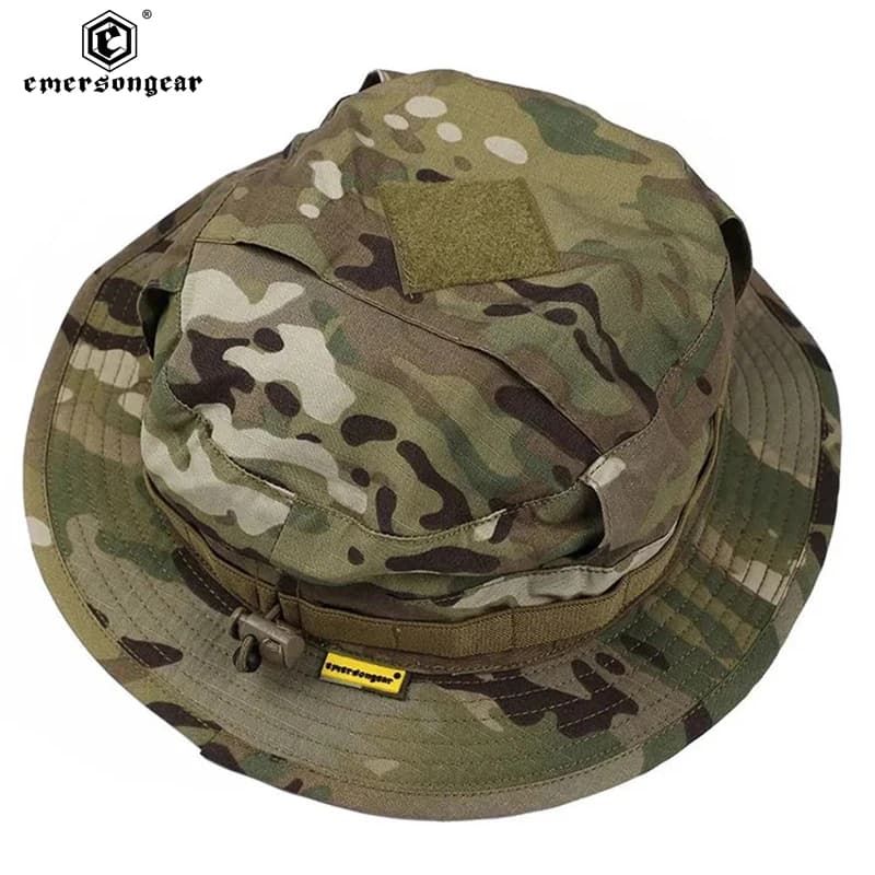 Chapeau de pêche camouflage Boonie Emersogne pliable pour pêche voyage et plage