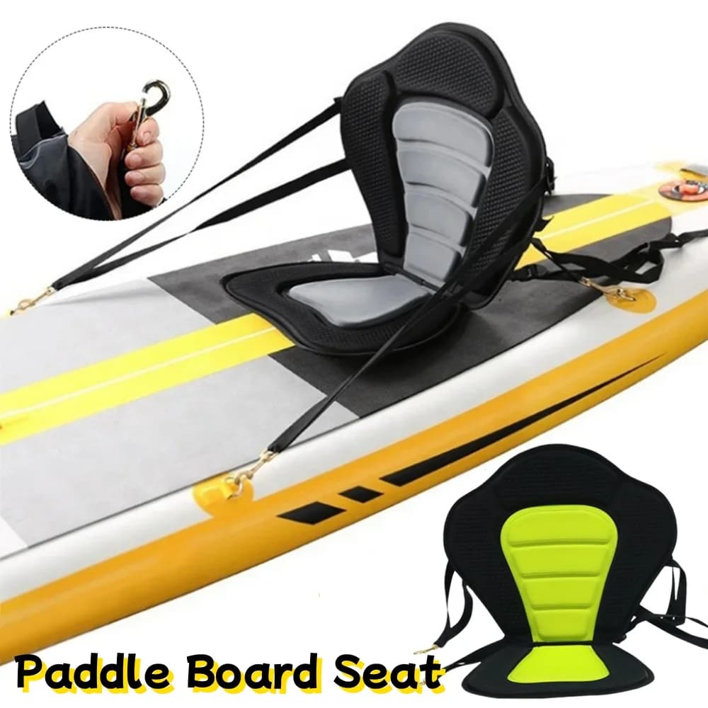 Siège réglable avec dossier pour paddle et kayak - support pêche canoë rangement sac antidérapant