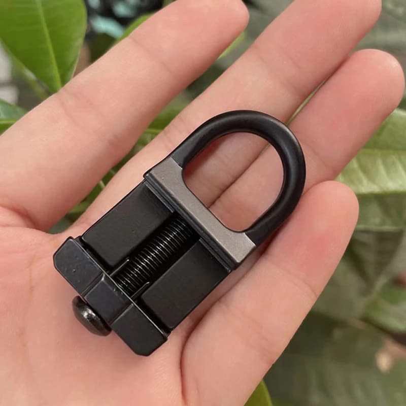 Boucle attache rapide 20mm rail accessoire pêche fixation sangle équipement