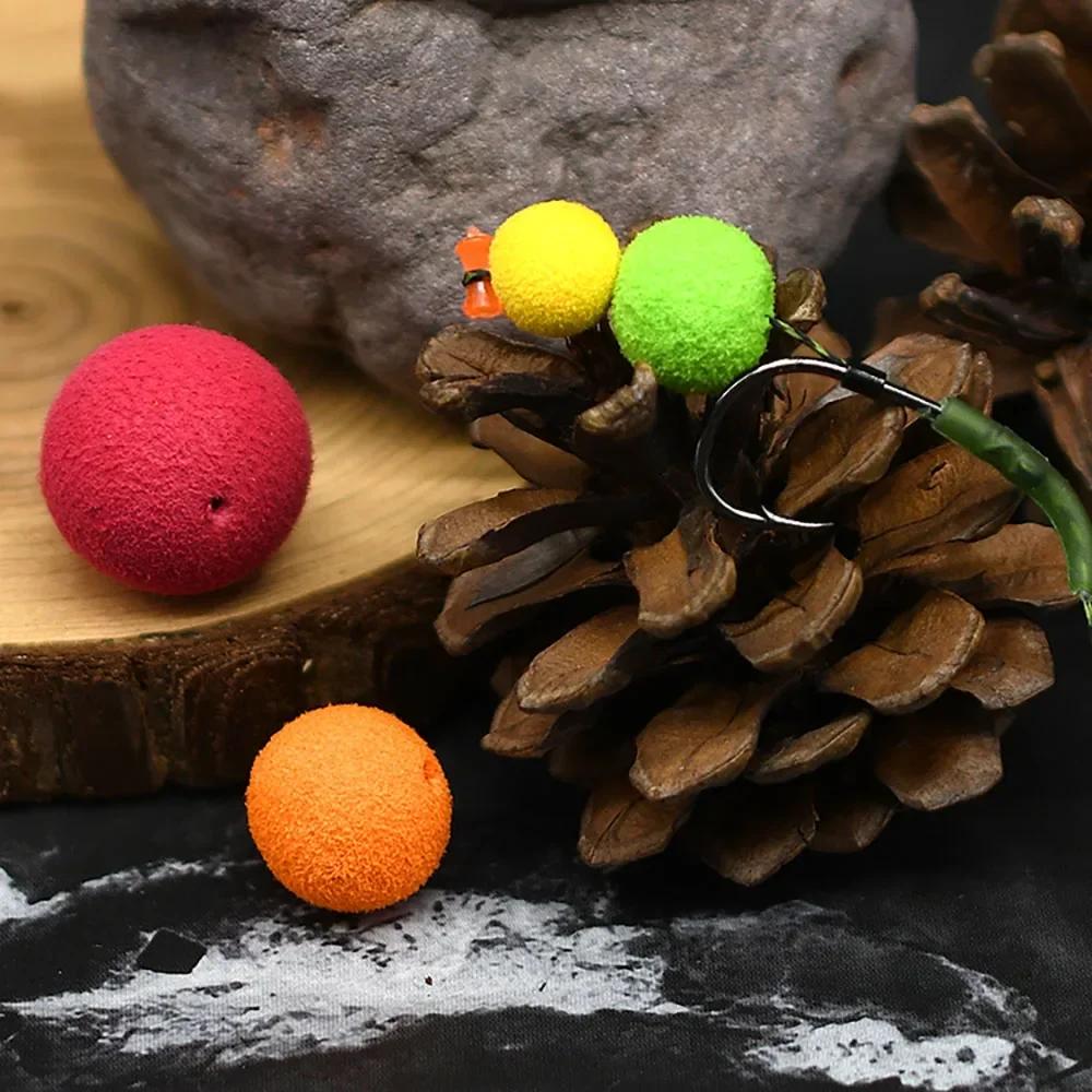 Boilies carpe saveur maïs - appâts flottants artificiels avec odeur attractive pour pêche