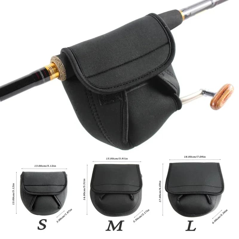 Housse de protection pour moulinet spinning 3 tailles différentes couvrant tous vos modèles