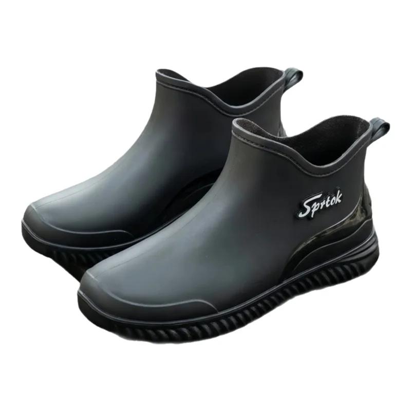 Bottes de pêche imperméables homme antidérapantes PVC respirantes pour travail extérieur et wading