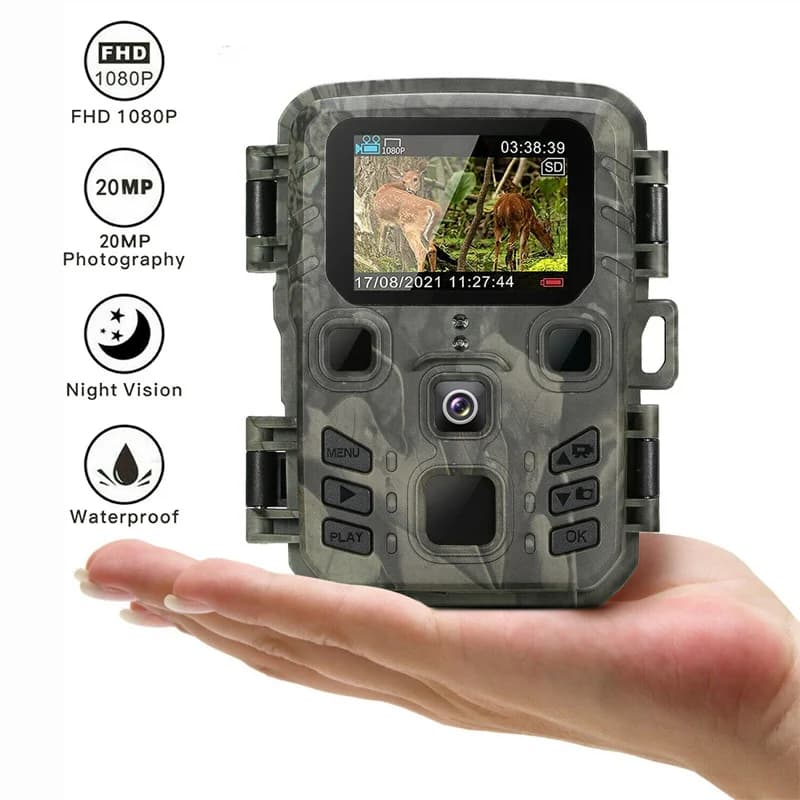 Caméra de chasse Suntekcam 20MP 1080P sans fil - Mini301 étanche IP65 pour wildlife