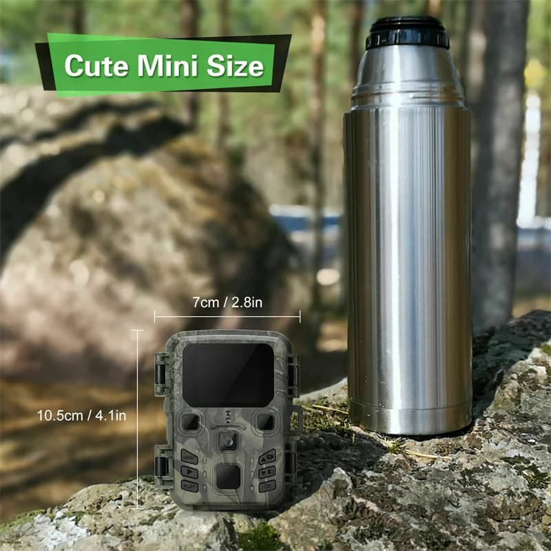 Caméra de chasse Suntekcam 20MP 1080P sans fil - Mini301 étanche IP65 pour wildlife