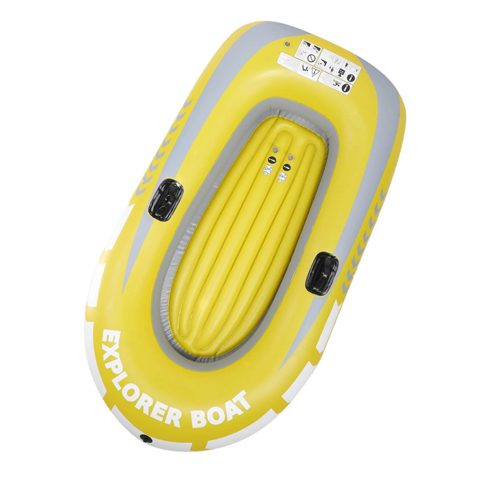 Kayak gonflable PVC 2 personnes canoë bateau à air pêche dérive plongée léger transport facile rangement compact