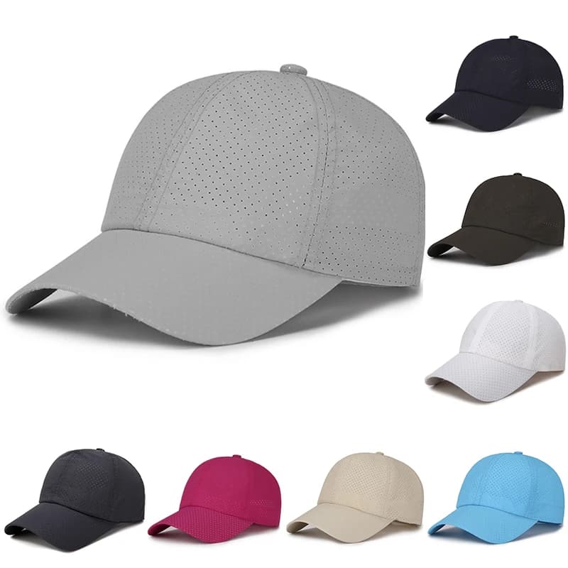 Casquette snapback mesh 2023 - Séchage rapide réglable pour pêche et sports outdoor