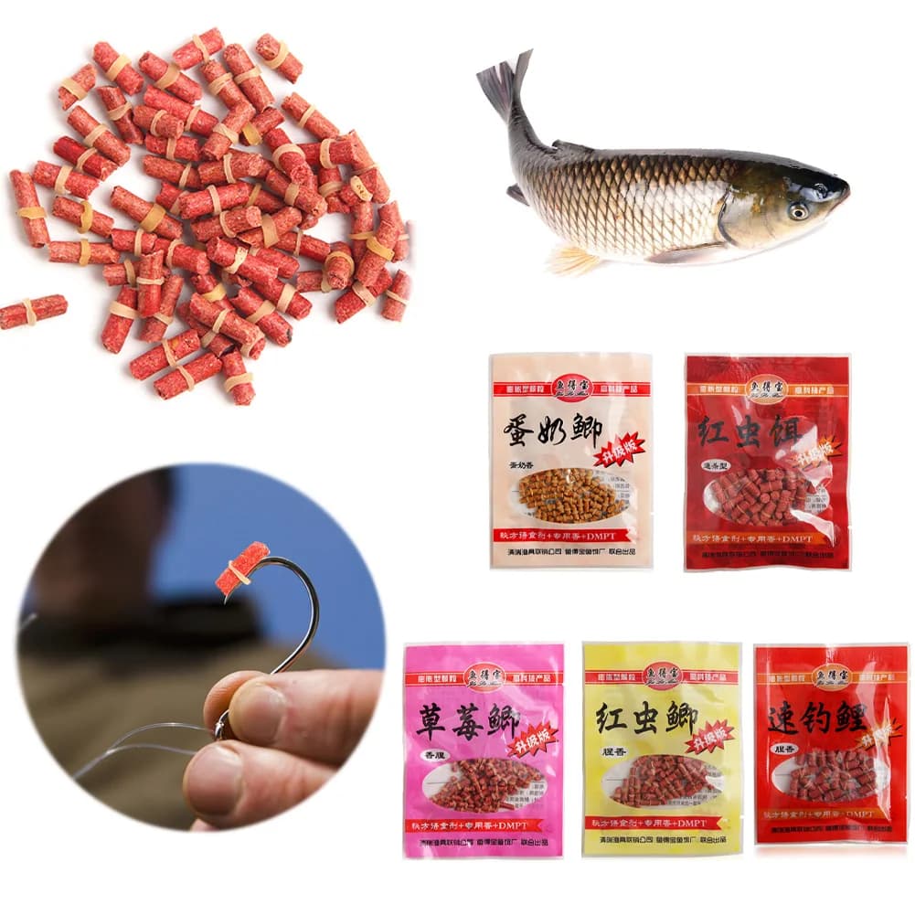 Appât boilie insecte pour carpe herbivore - Formule particules attractives puissante pour pêche au coup