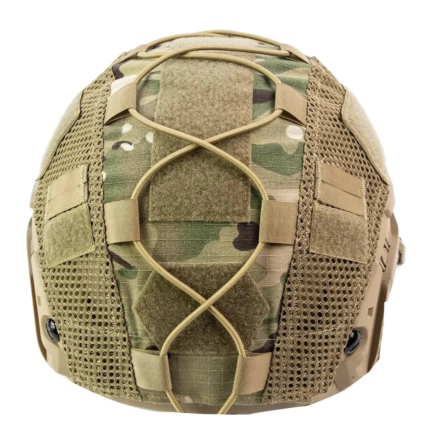 Housse camouflage tactique pour casque FAST - Multi-camo pêche chasse airsoft militaire
