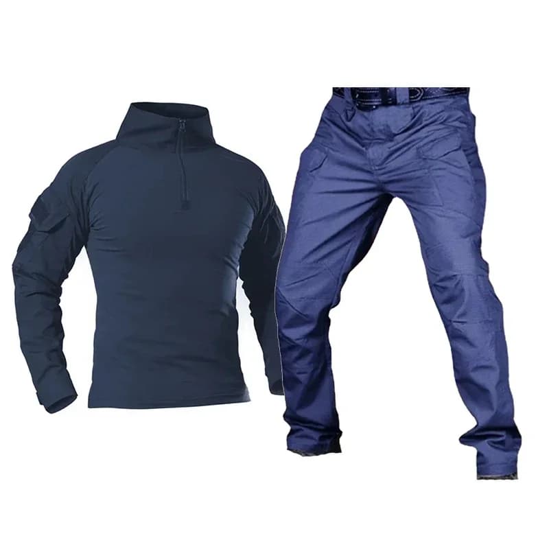 Uniforme tactique IL chasse pêche multicam noir vêtement airsoft randonnée ensemble technique