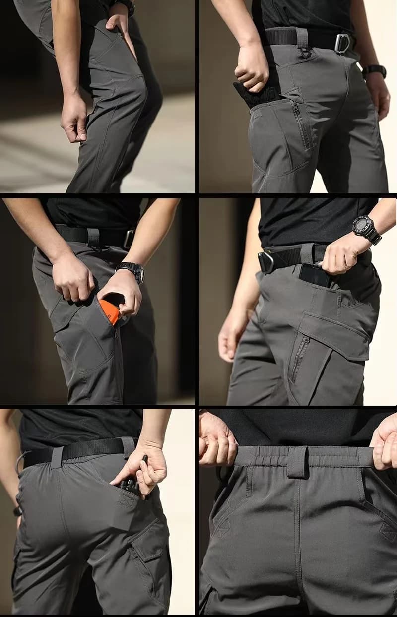 Pantalon militaire tactique pêche softshell élastique printemps automne randonnée camping