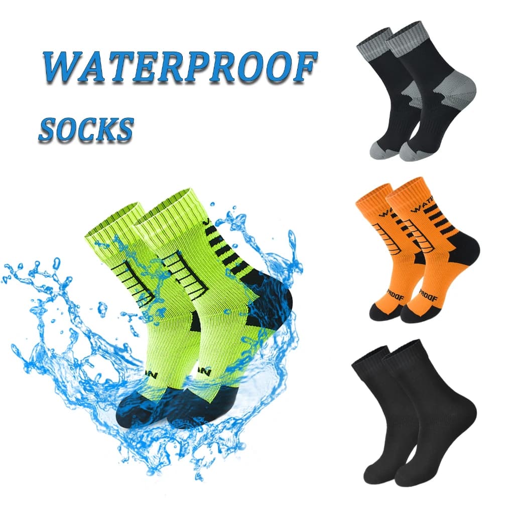 Chaussettes étanches randonnée camping - Respirabilité ski hiver sports aquatiques