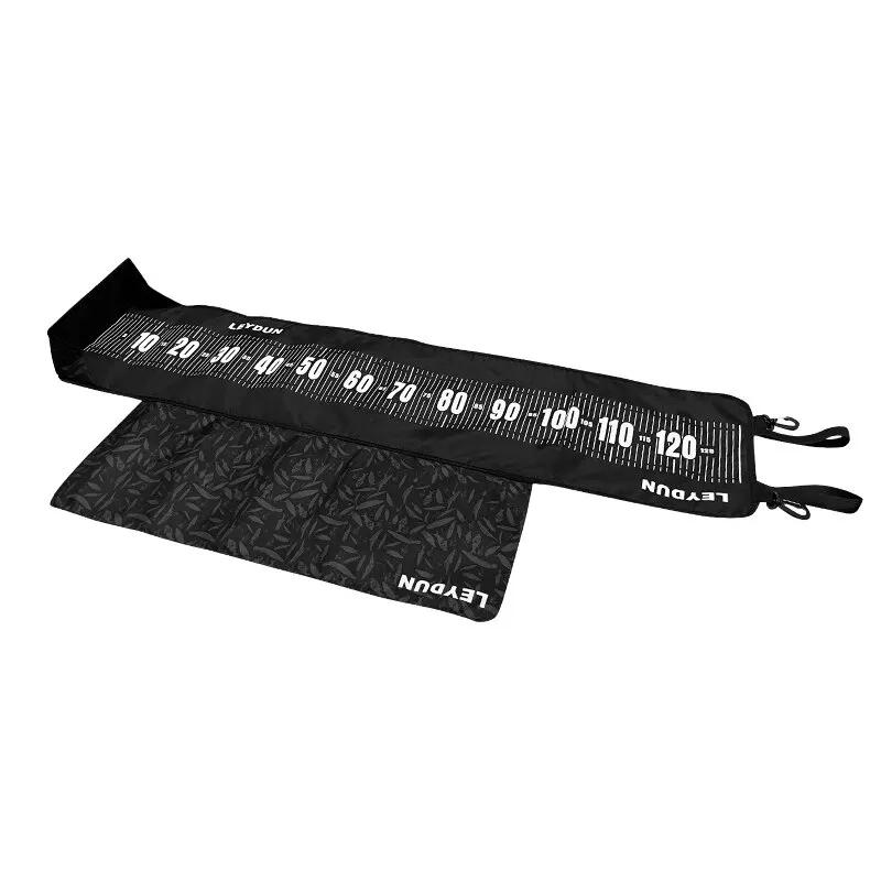 Tapis mesure 125cm LEYDUN avec règle précise et coussin genoux pour évaluer vos captures de pêche