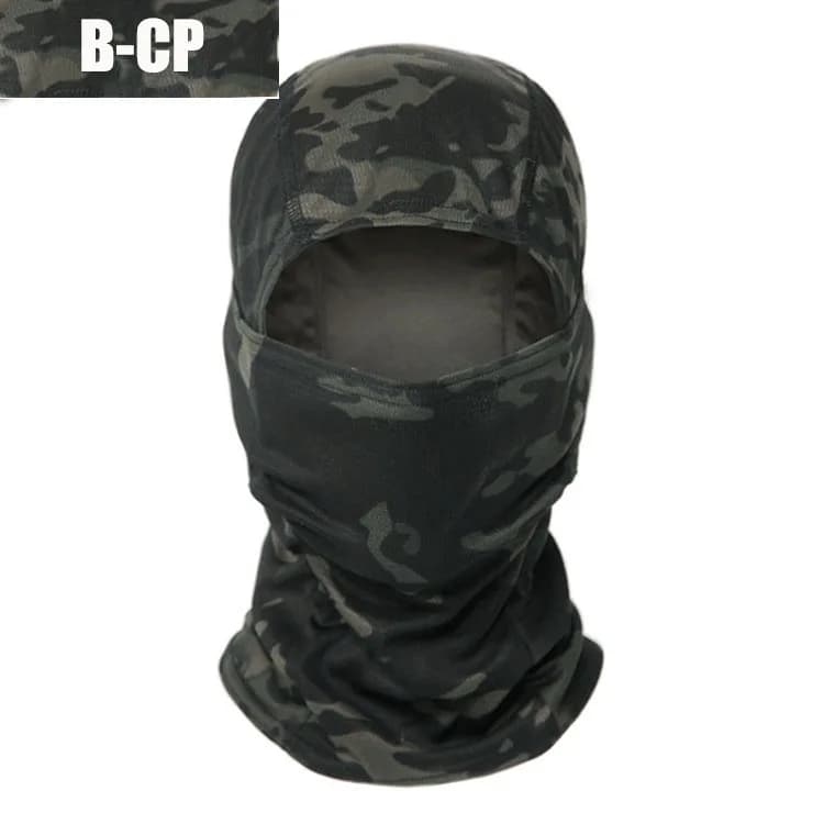 Cagoule tactique Multicam camouflage intégrale pour chasse, pêche, cyclisme et activités outdoor