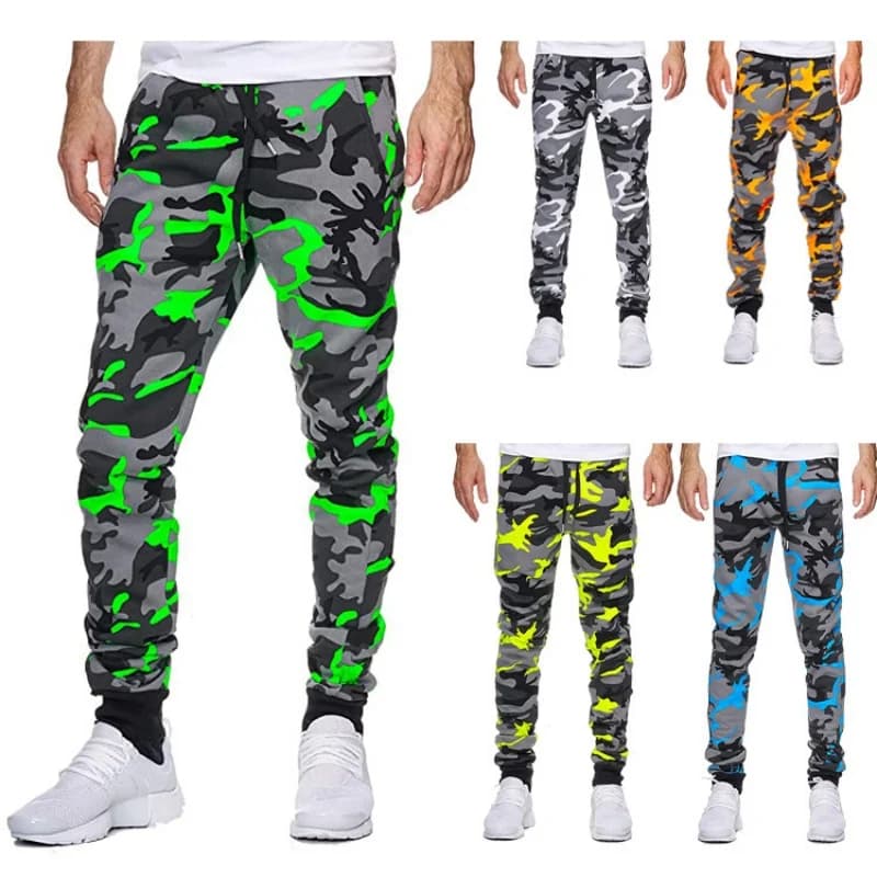 Pantalon camouflage 2025 automne hiver homme cordon de serrage grande taille jogging pêche