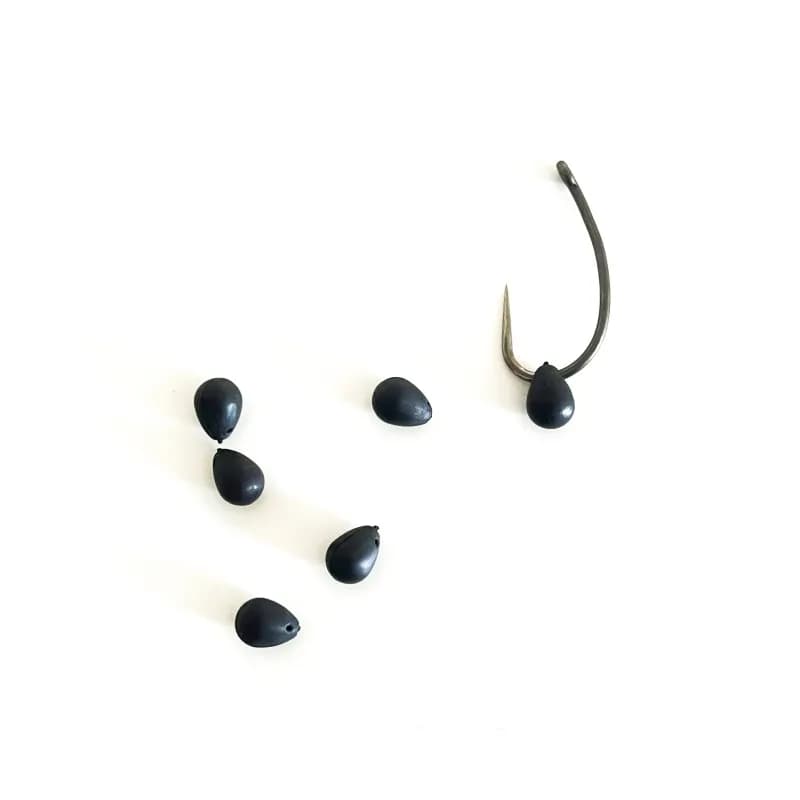 Perles plombées tungstène Downforce 0.42g pour la pêche de la carpe et montage de l'hameçon