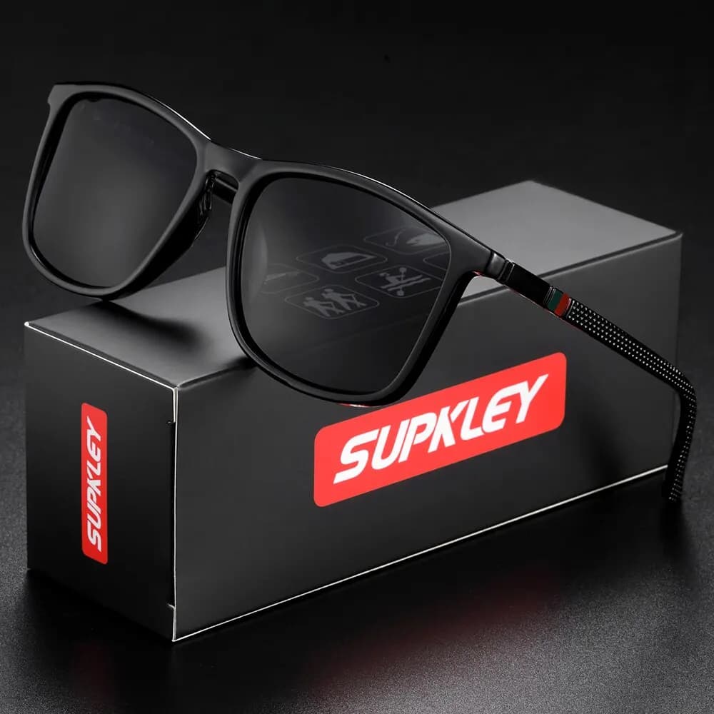 Lunettes de sport polarisées légères - Hommes - Pêche et outdoor - Confort optimal et protection UV