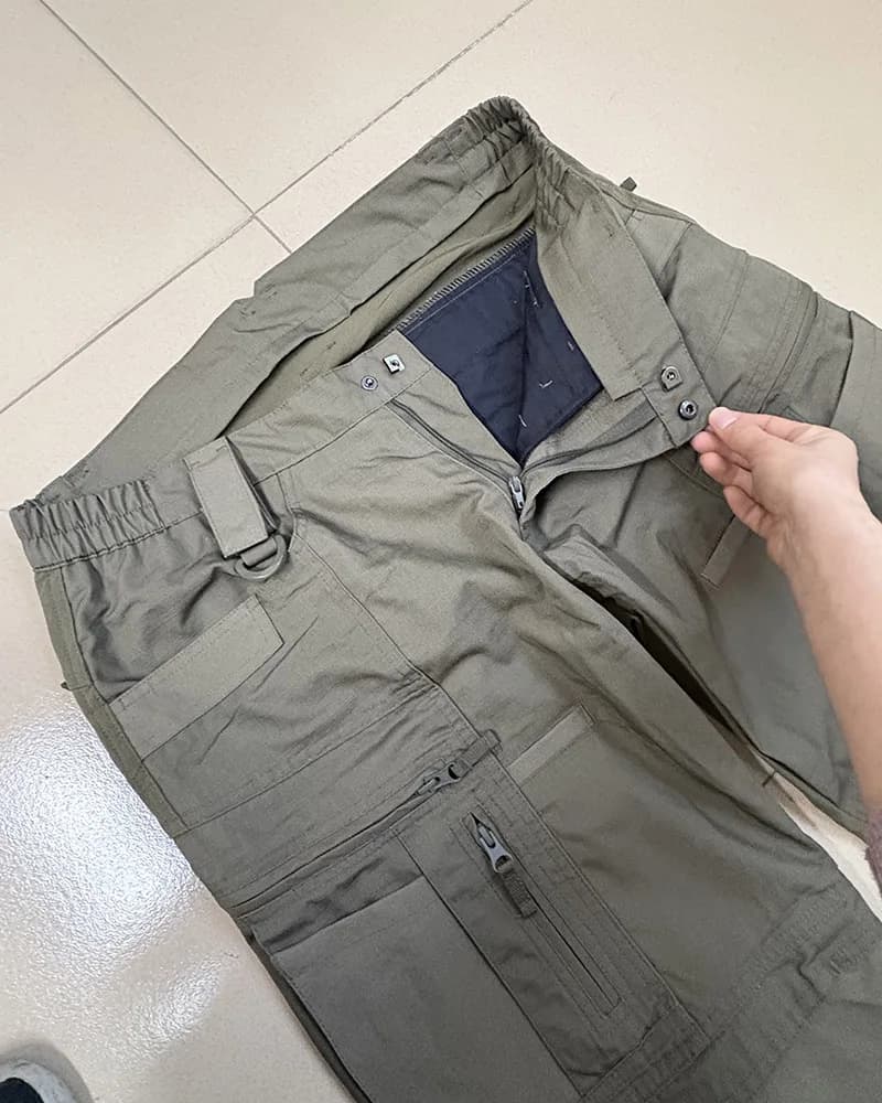 Pantalon tactique pêche polyvalent résistant pour pêche sportive et randonnée aquatique