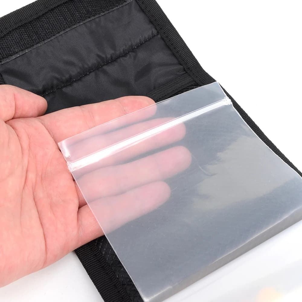 Sac de rangement transparent pour montages carpe - Porte-montages Hirisi étanche pour hair rigs