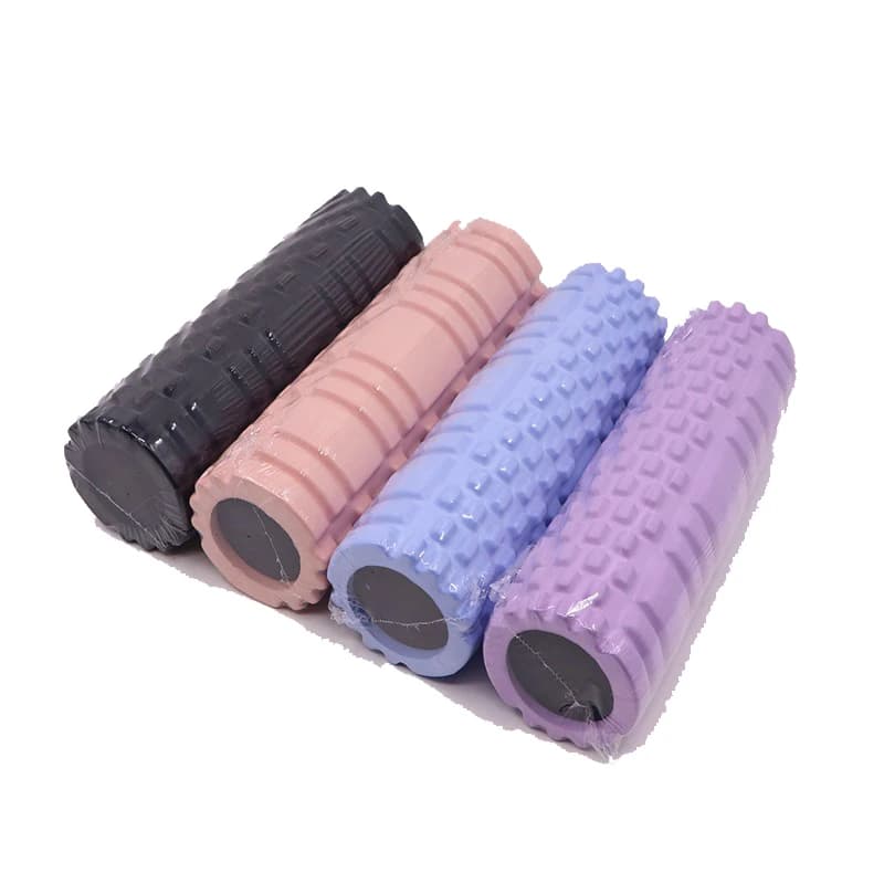 Rouleau yoga picoté massage musculaire pilates équilibre relaxation colonne vertébrale